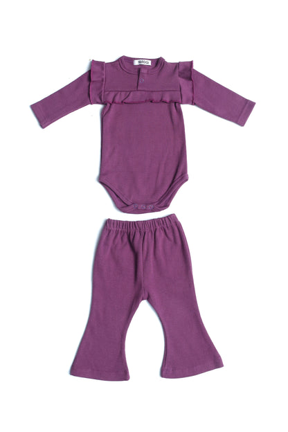 ✨ Snug Style – Romper & Trouser Combo