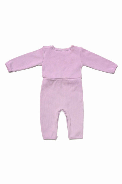 🌸 Snuggle Bloom – Onesie Winter Dress