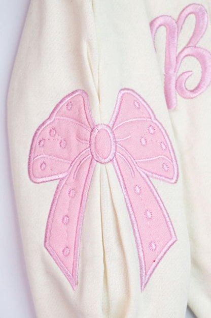 Barbie Bow Sweatshirt & Trouser Set 🎀💕❄️